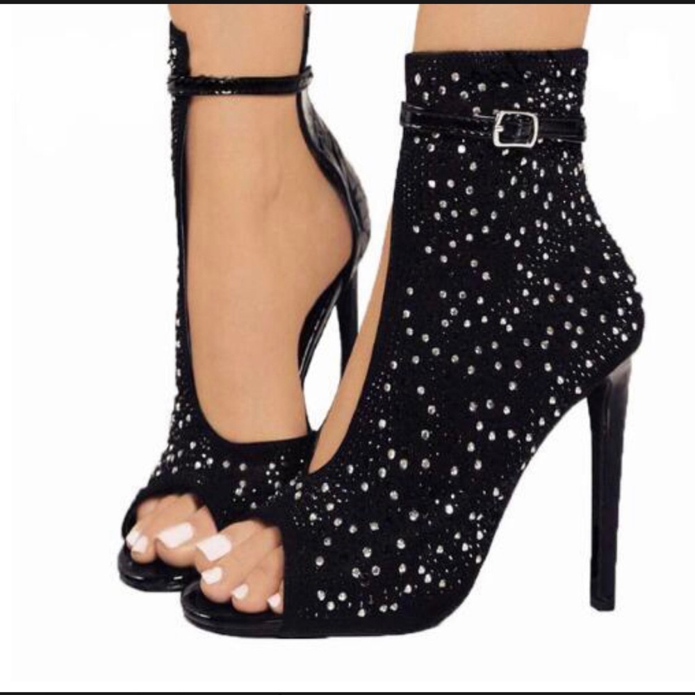 Crystal Rhinestone Stiletto heels